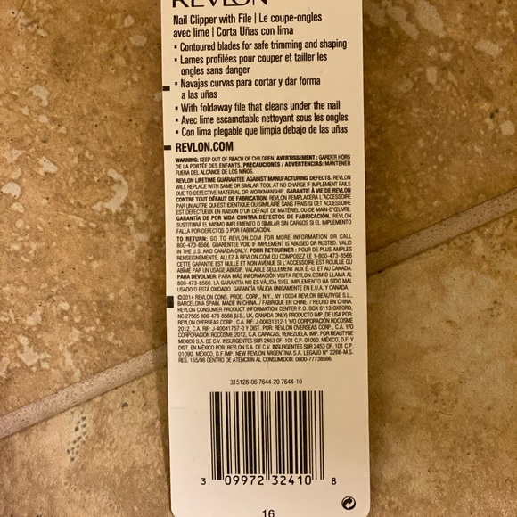 Gel Nail Color and Top Coat + Nail Clipper with File + Set of 24 emery boards - Picture 3 of 4